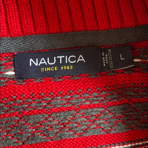 Nautica men’s sweater L - Picture 4 of 4